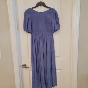 Elegant Blue Women's Dress